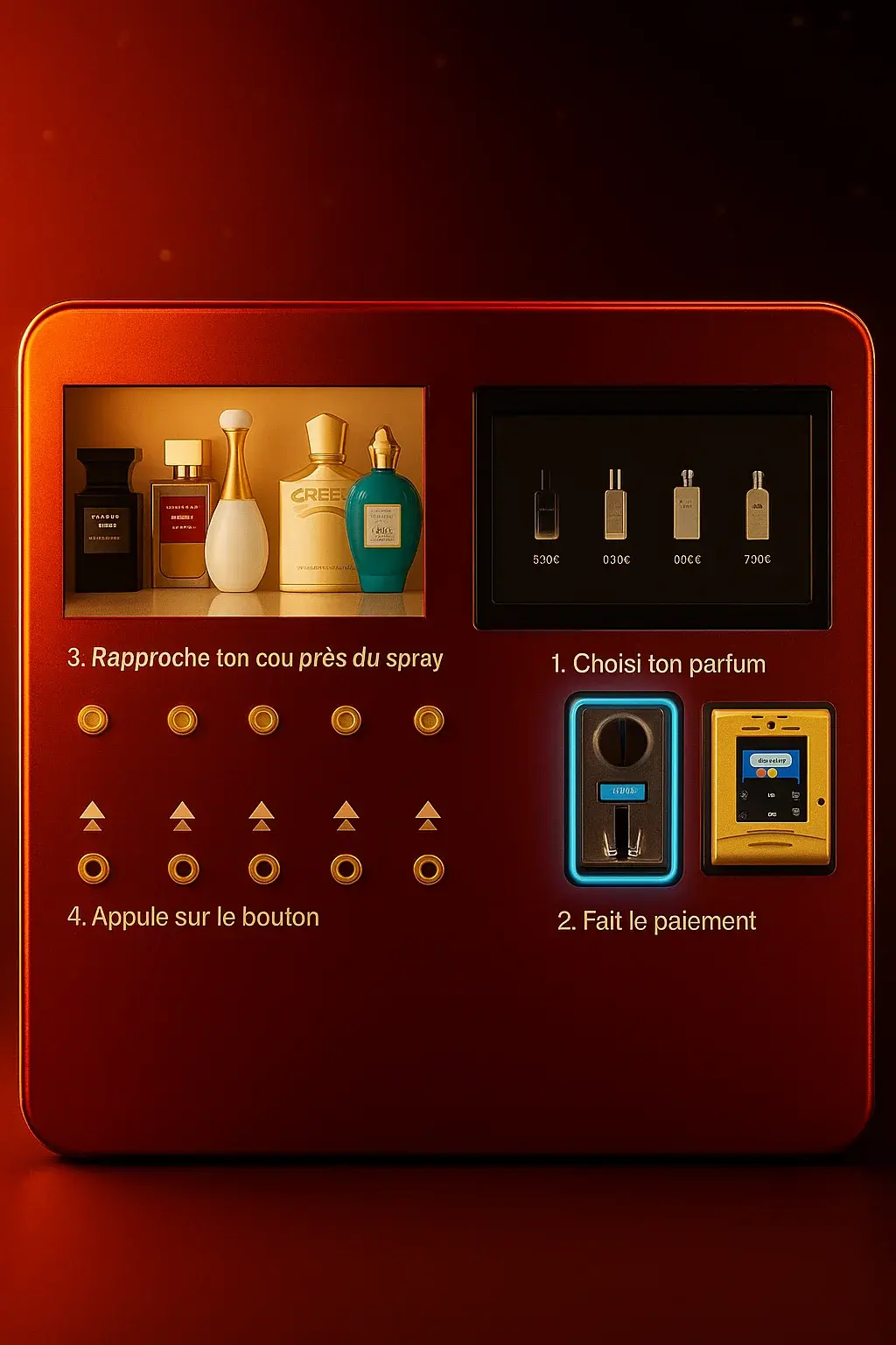 Distributeur Sillage Club - Vue détaillée